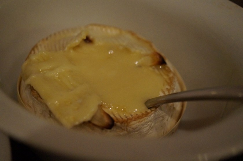 Camembert after baking