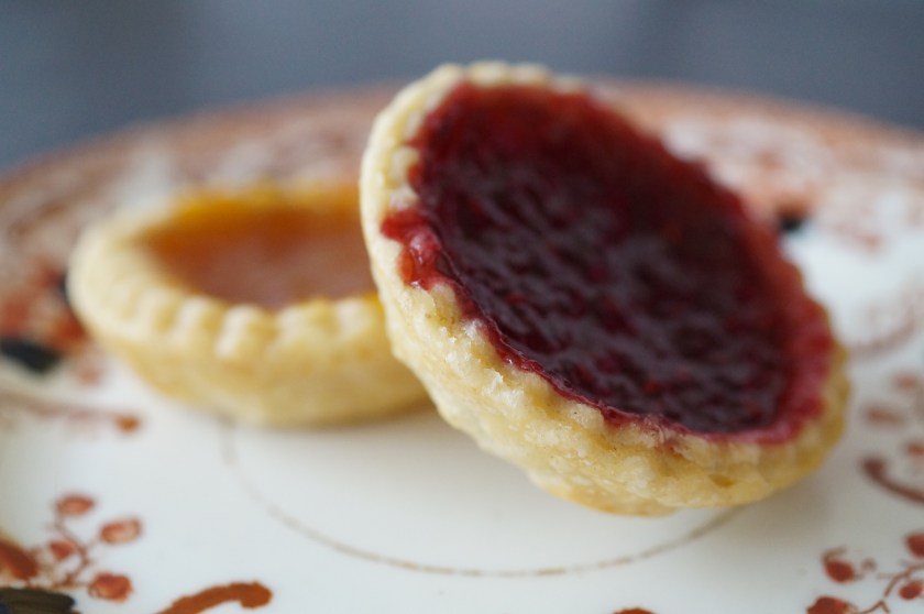 Tangerine and Raspberry Tarts