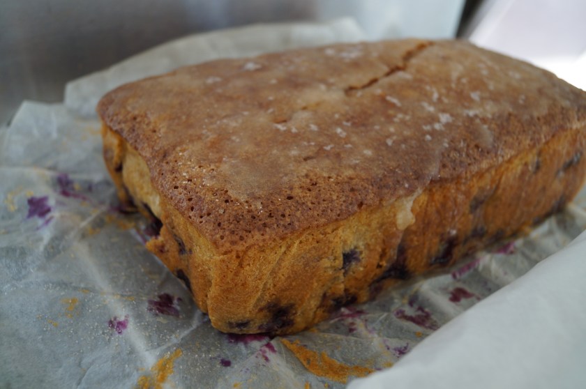 Blueberry Lemon Drizzle Cake