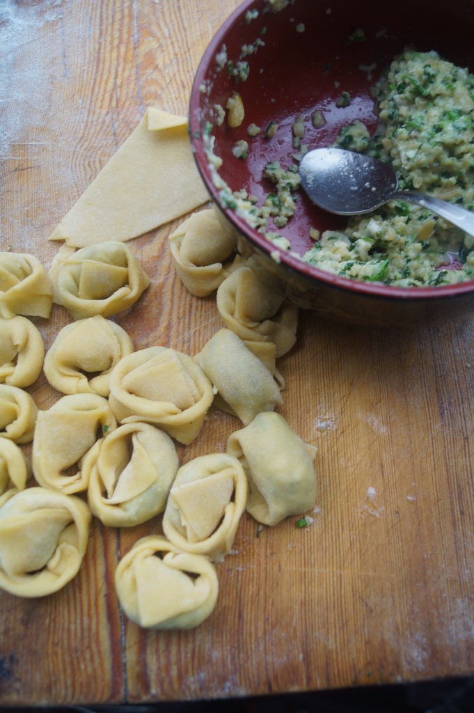 cheese and watercress filling